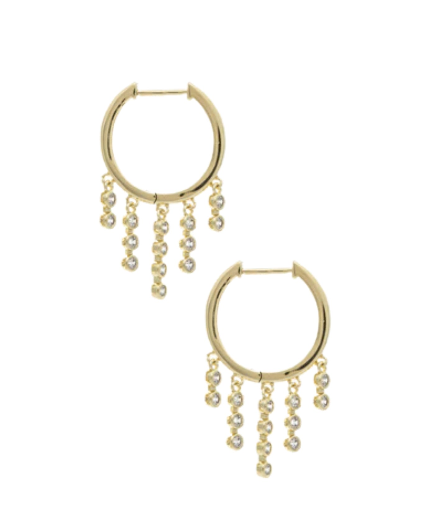 Dangle Hoop Earrings view 2