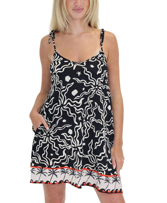Floral Printed Dress/Swim Cover-Up view 