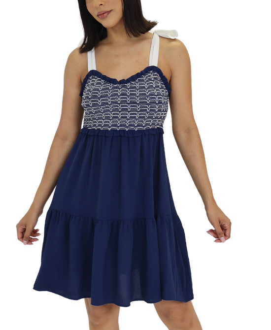 Smocked Tiered Dress view 