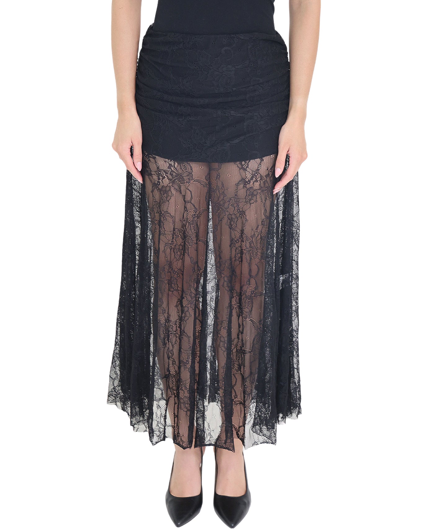 Lace Maxi Skirt view 1