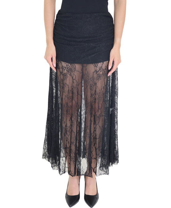 Lace Maxi Skirt view 
