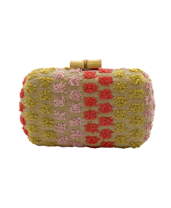 Woven Textured Clutch view 