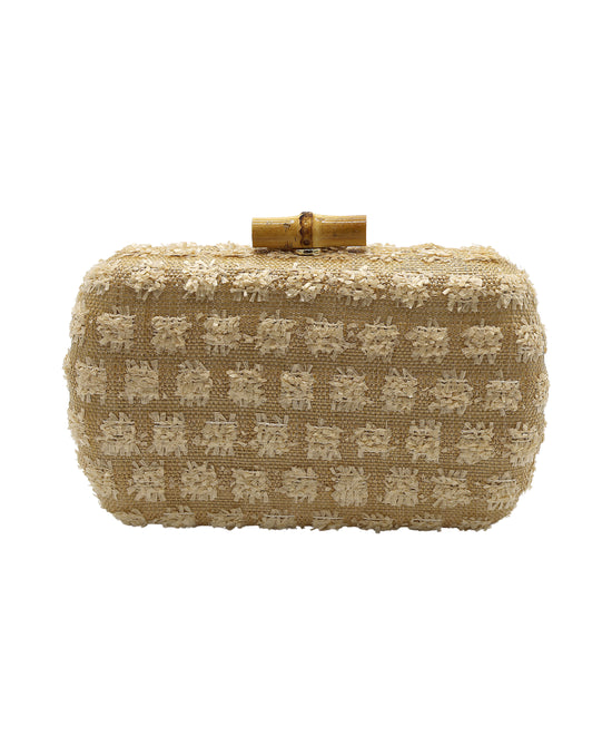 Woven Textured Clutch view 