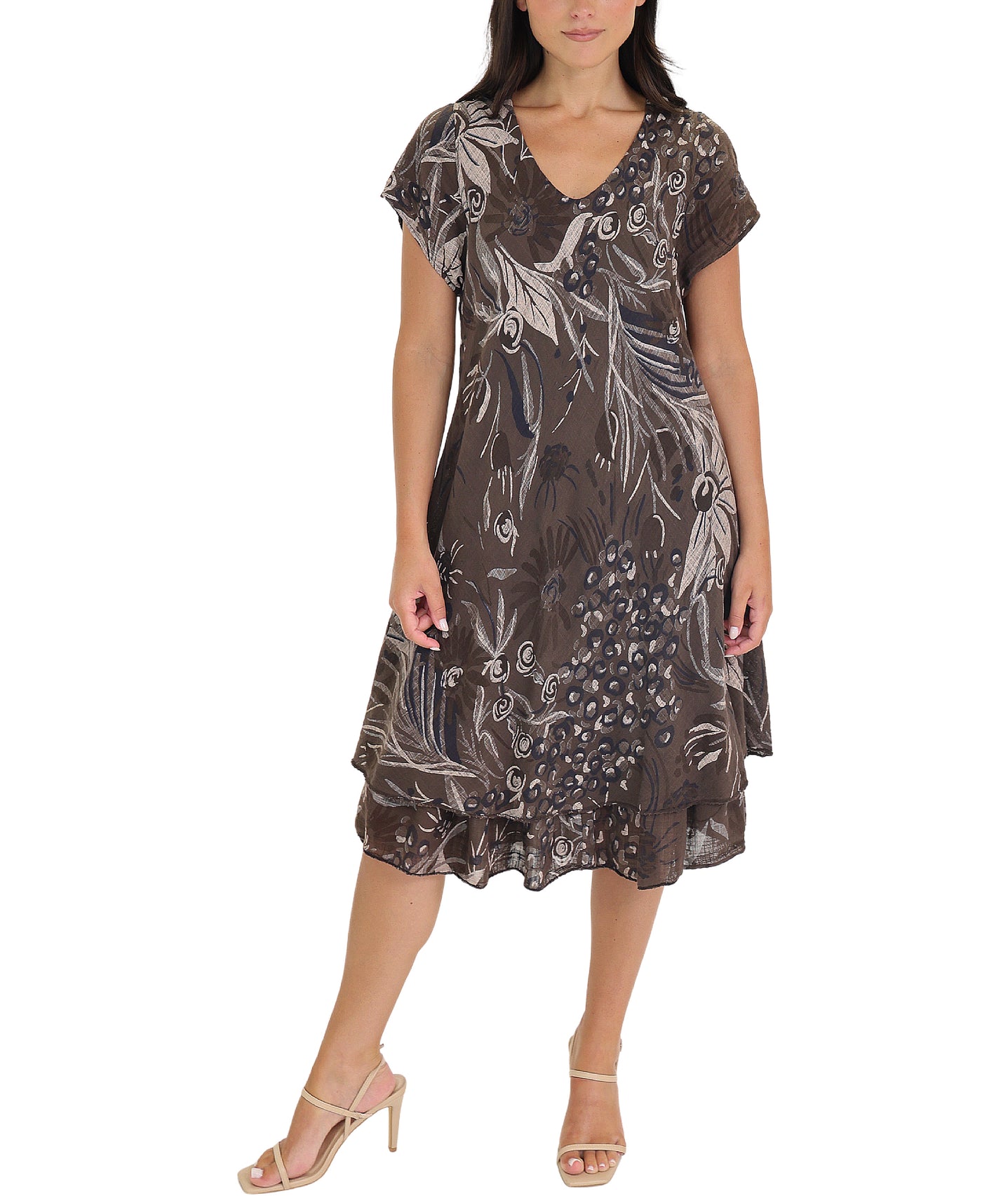 Cotton Floral Dress view 1