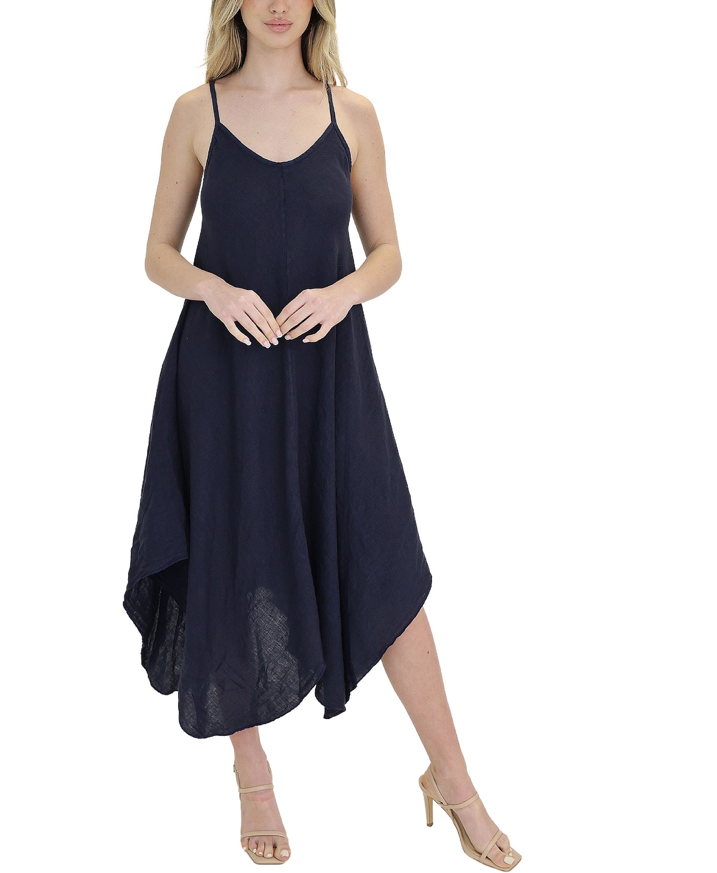 Linen Midi Dress view 1