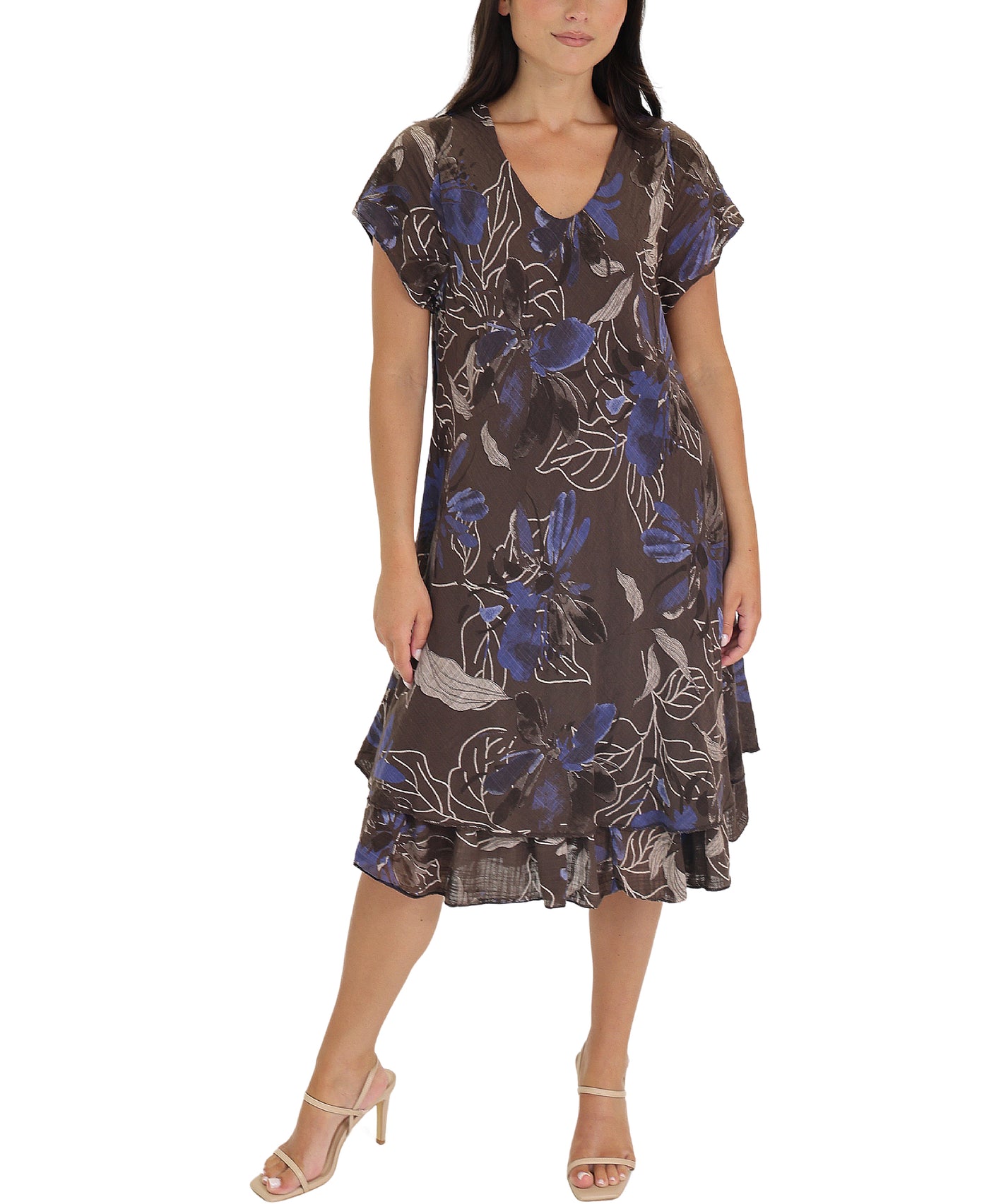 Cotton Floral Dress view 1