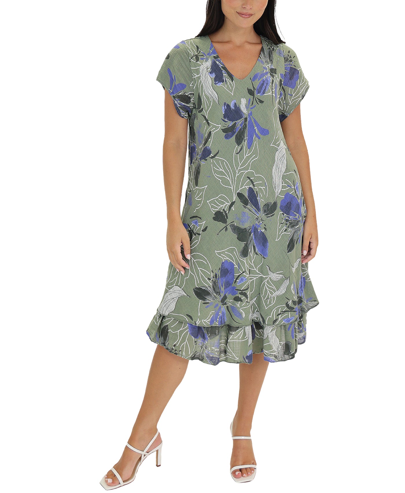 Cotton Floral Dress view 1