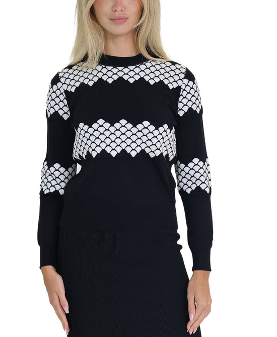Printed Sweater view 