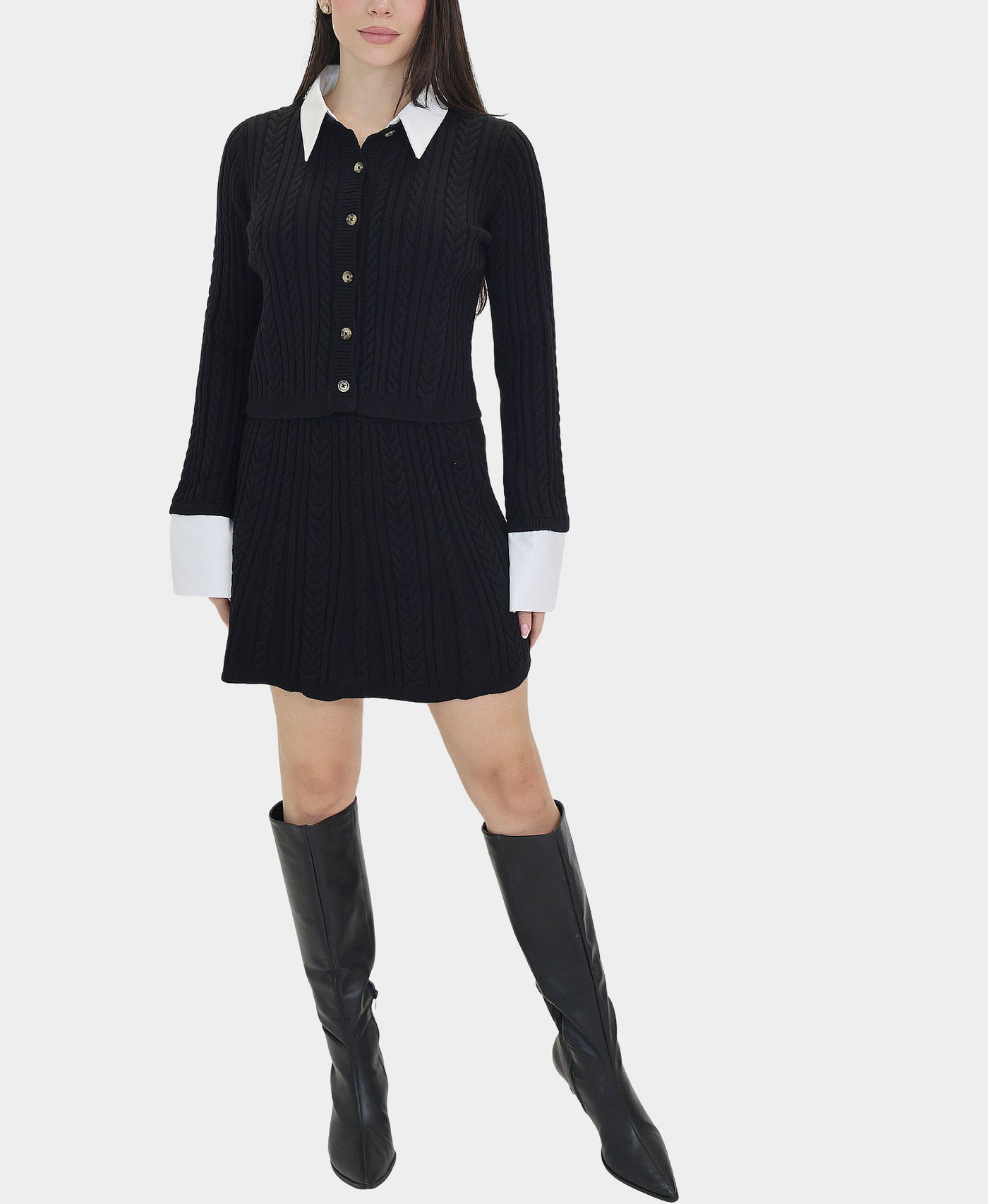 Cable Knit Skirt view 2