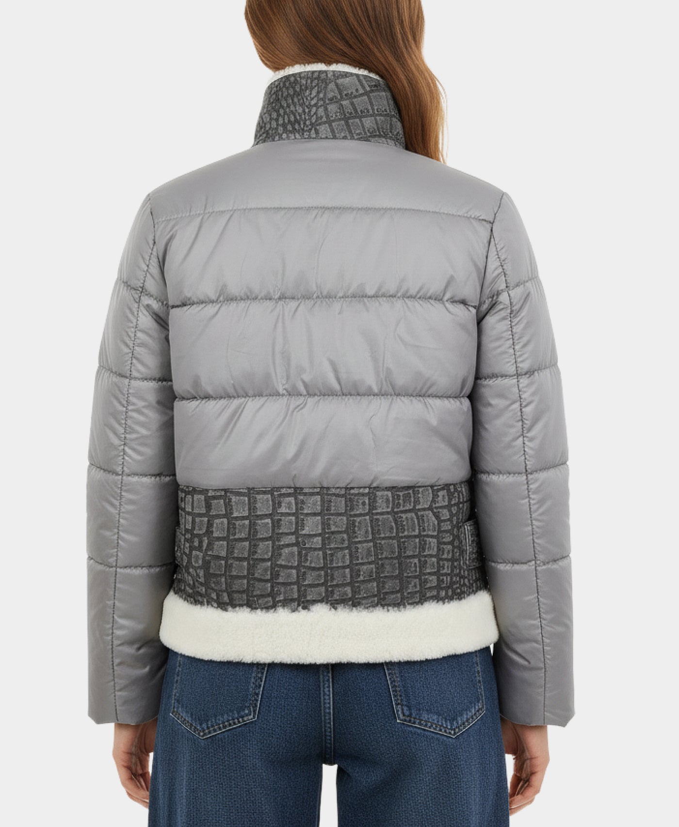 Shearling & Puffer Jacket view 3