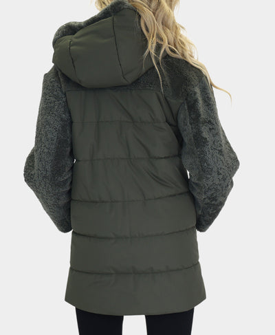 Shearling Jacket w/ Hood image 2