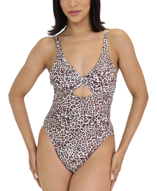Animal Print One-Piece Swimsuit view 
