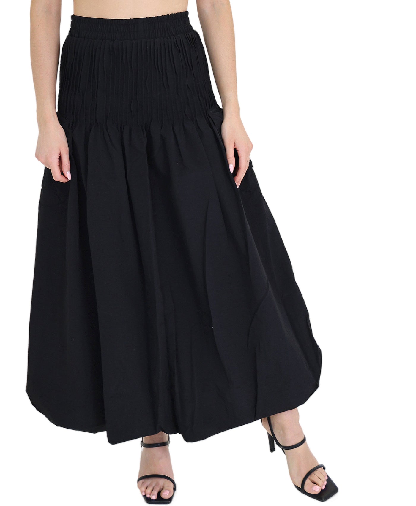 Solid Bubble Skirt view 1