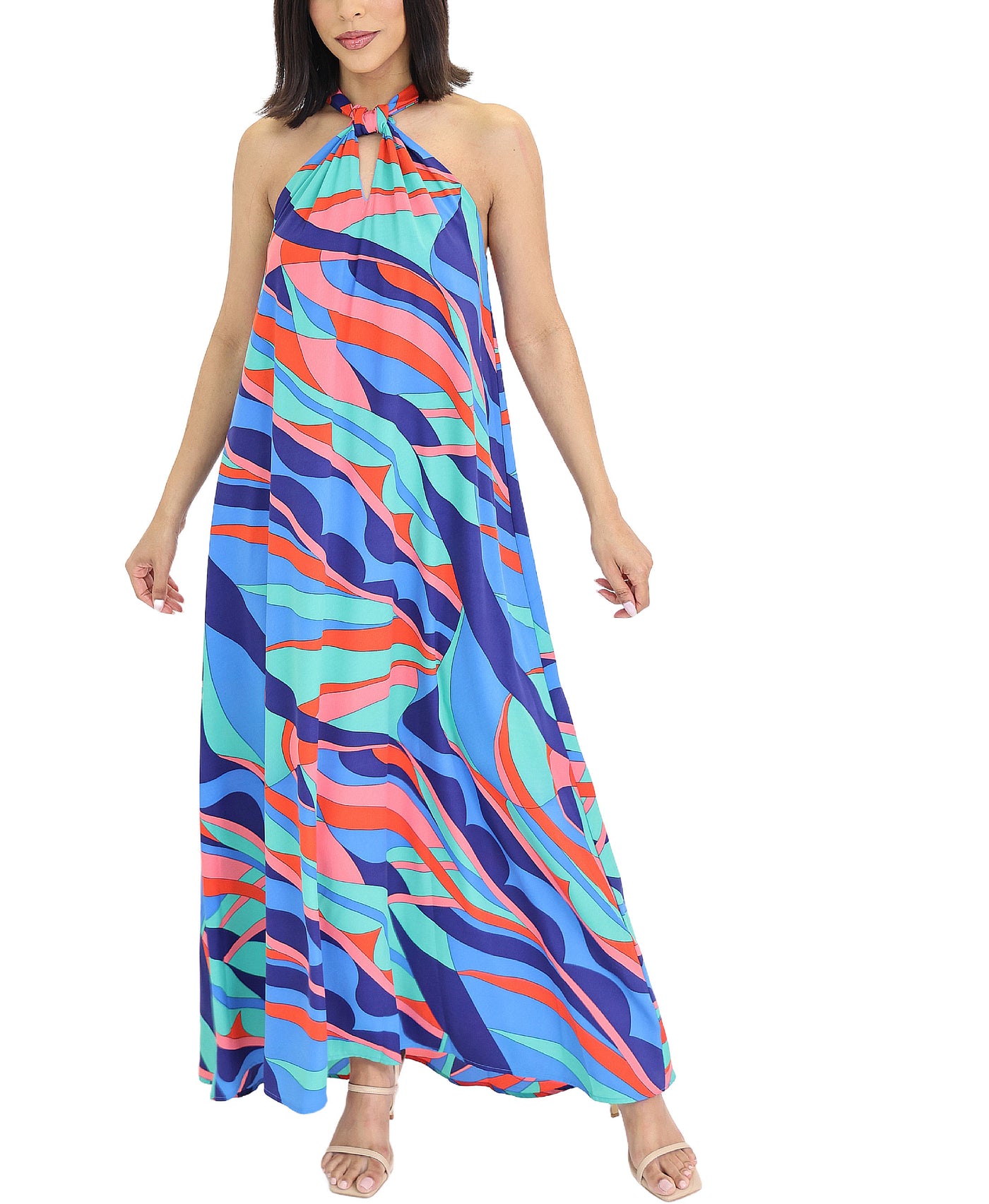 Printed Maxi Dress view 1