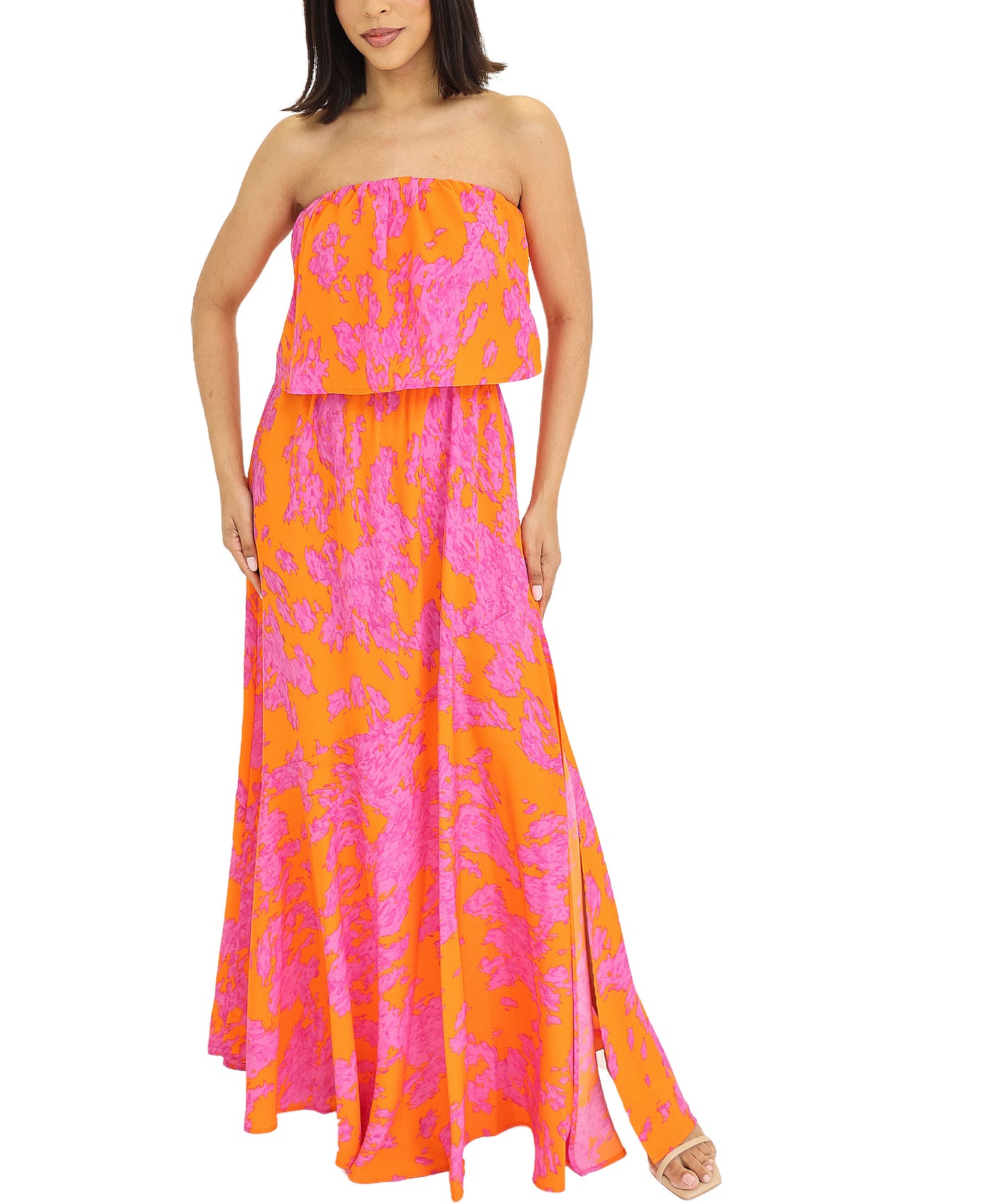Printed Maxi Dress view 1