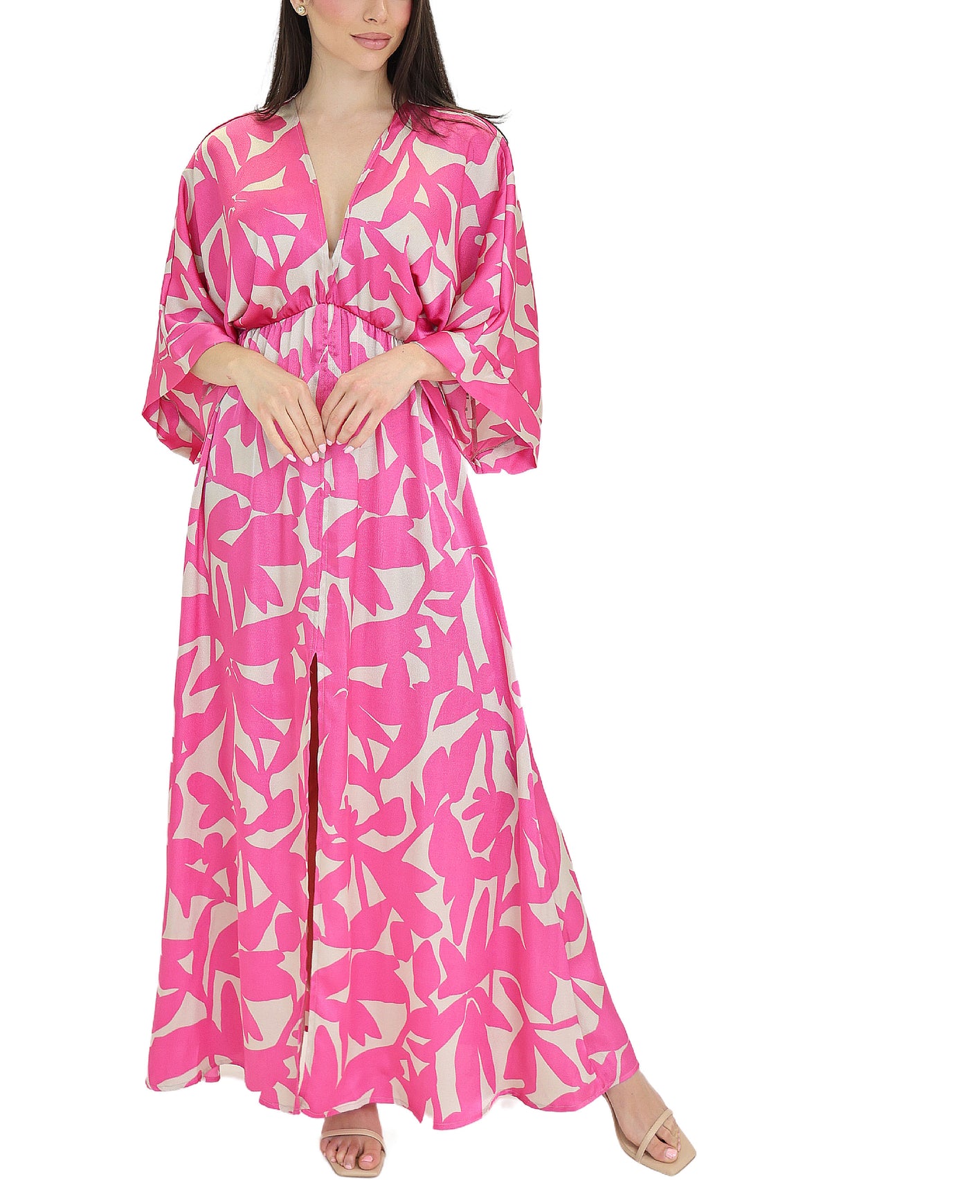 Printed Maxi Dress view 1