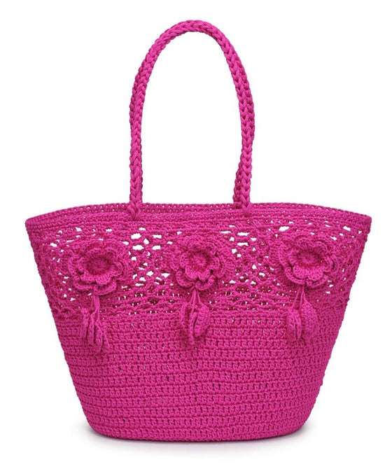 Crochet Tote Bag view 