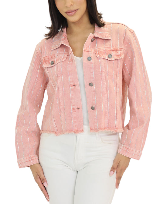 Denim Jacket w/ Sequins view 