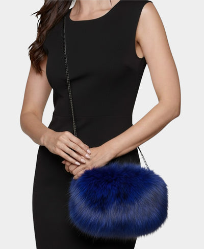 Fox Fur Crossbody Bag & Hand Muff Warmer image 7