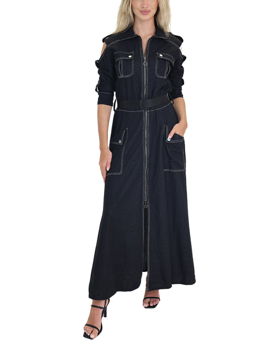 Cold Shoulder Maxi Dress view 