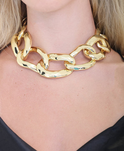 Chunky Chain Choker Necklace image 1