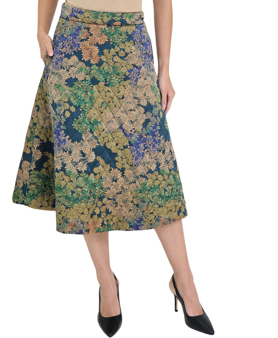 Printed Midi Skirt view 