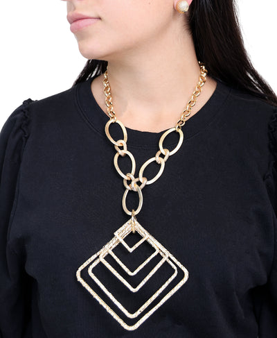 Statement Necklace & Stud Earrings Set image 1