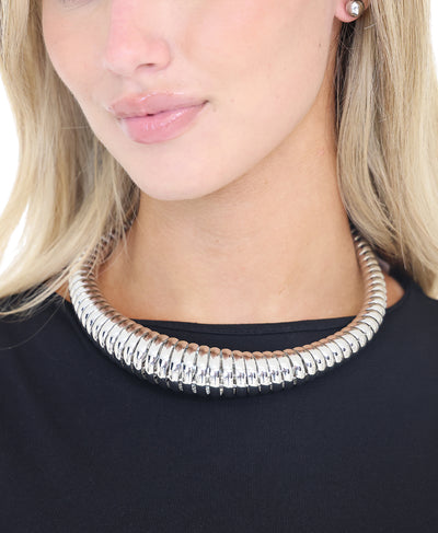 Collar Necklace & Stud Earrings Set image 1