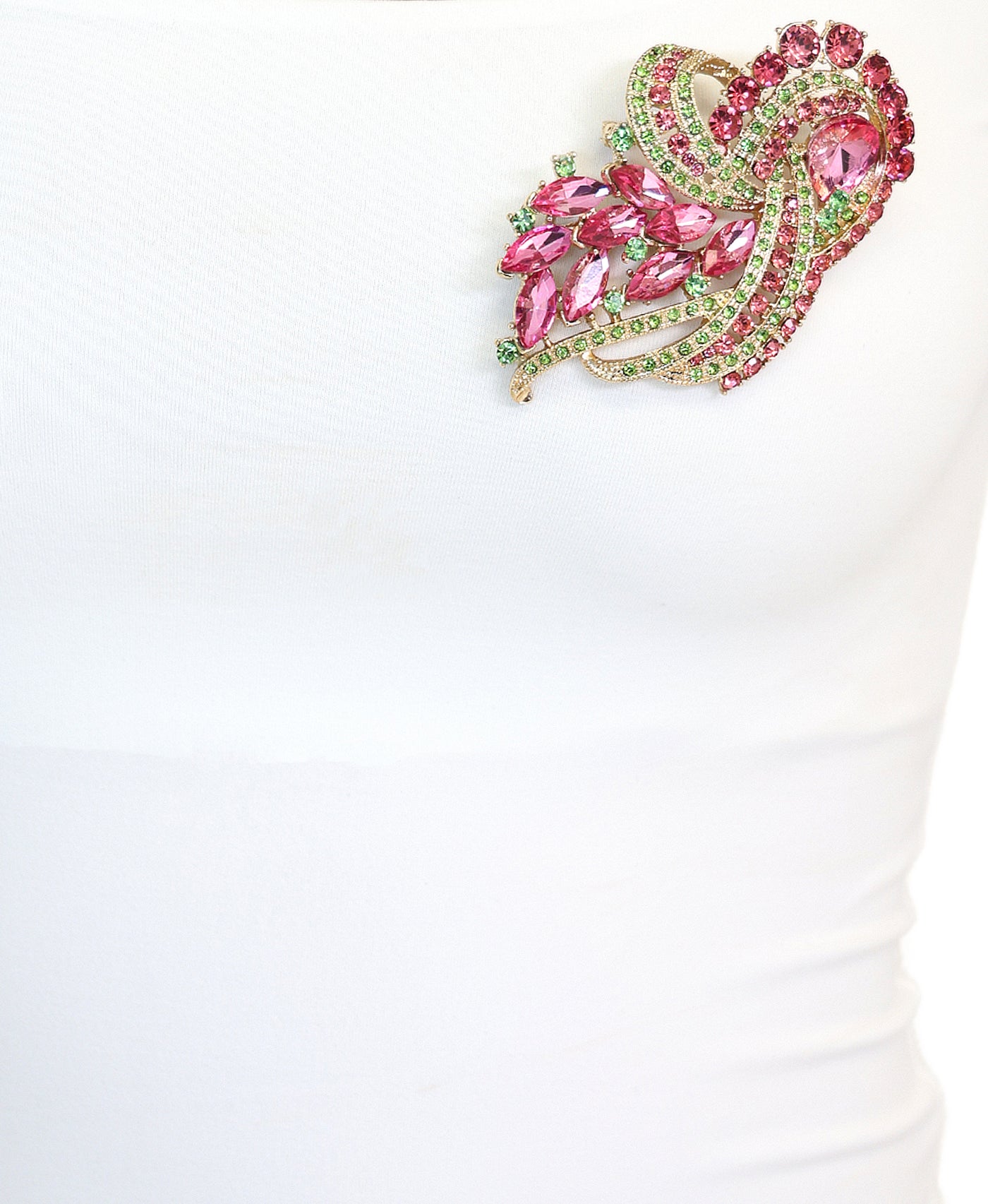 Rhinestone Brooch view 1