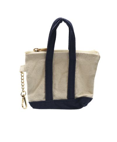 Mini Canvas Tote Keychain/Bag Charm image 2