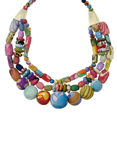 Beaded Layered Necklace image 2