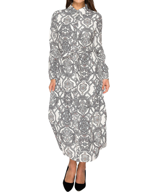 Printed Midi Dress view 