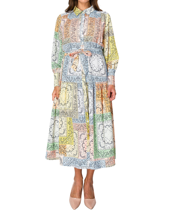 Printed Midi Dress view 