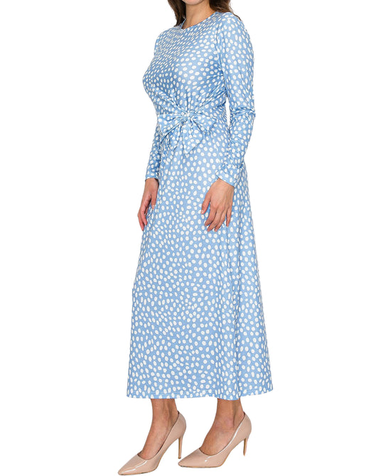 Polka Dot Midi Dress view 