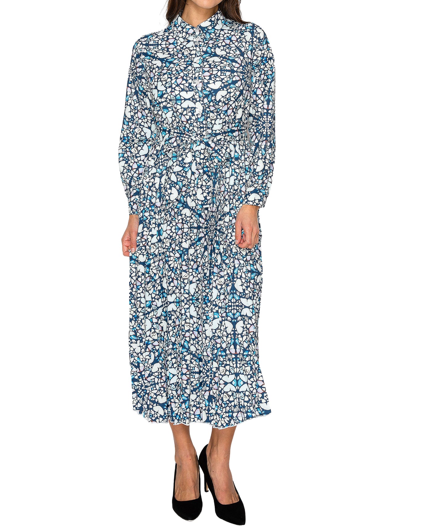 Printed Midi Dress view 1