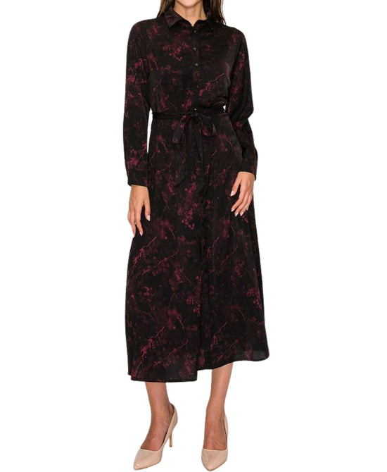 Printed Midi Dress view 