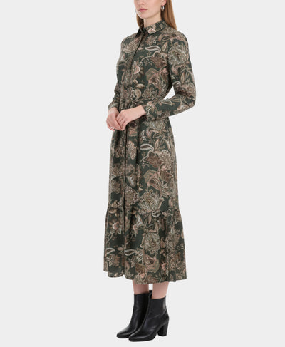 Printed Midi Dress image 1