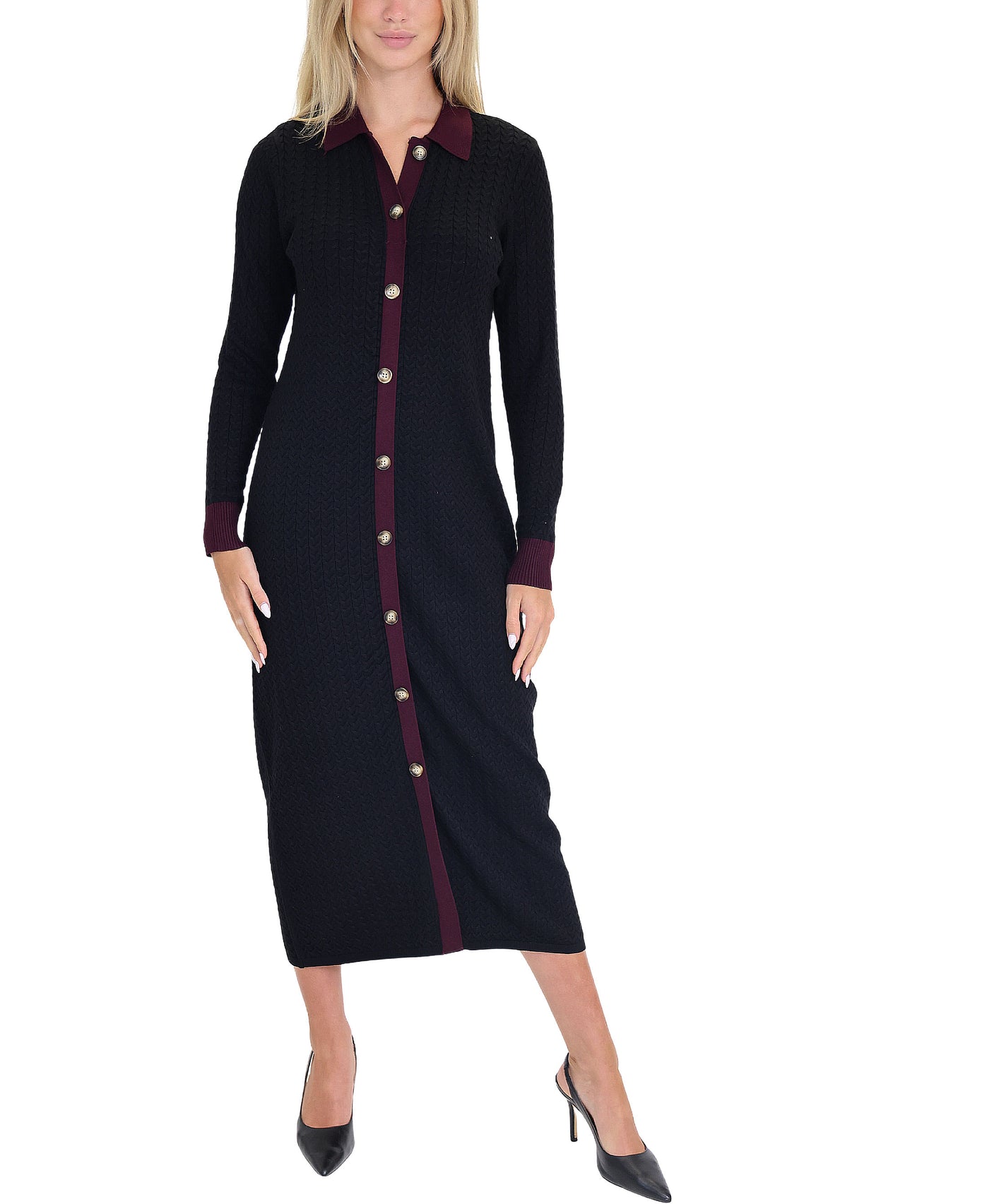 Knit Midi Dress view 1