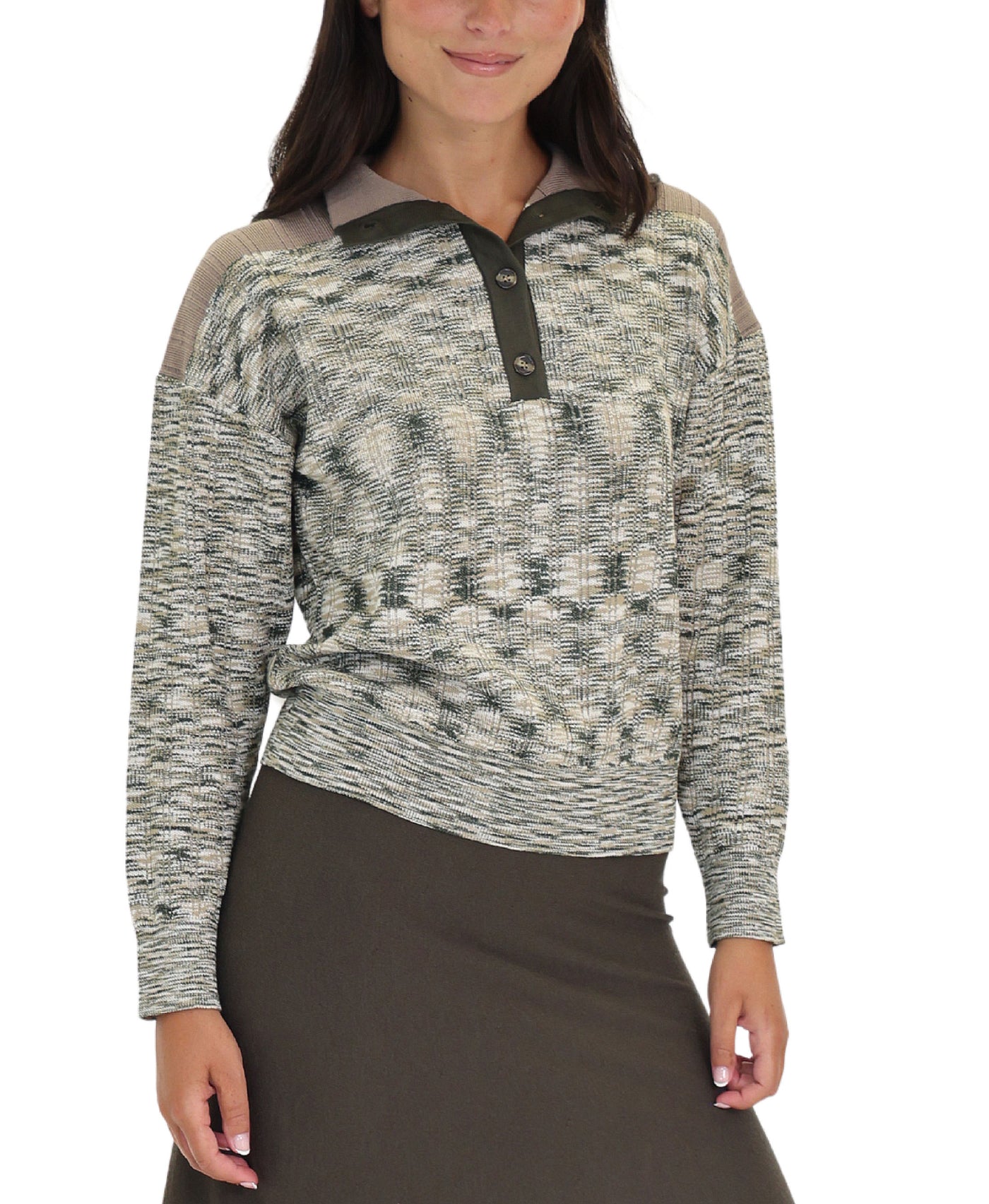 Printed Sweater view 1