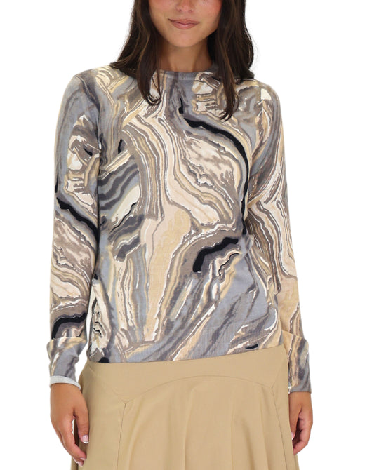 Marble Print Sweater view 