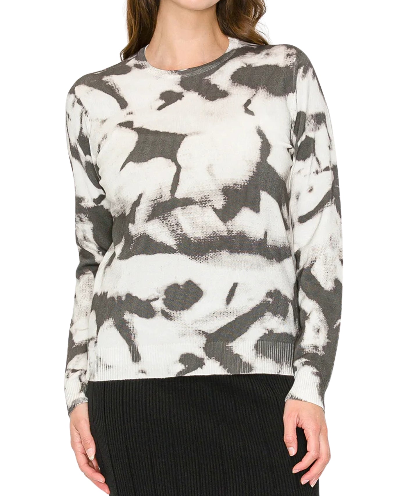 Tie Dye Printed Sweater view 1