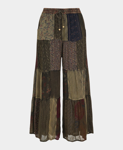 Mixed Media Patchwork Pants image 2