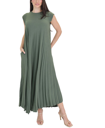 Pleated Maxi Dress image 1