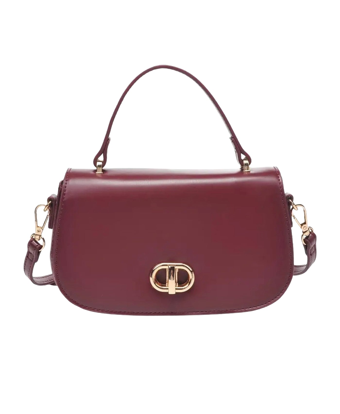 Faux Leather Handbag view 1